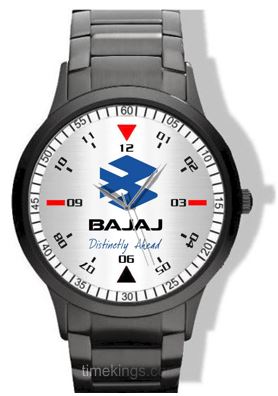 Bajaj Motorcycle Logo Wrist Watches
