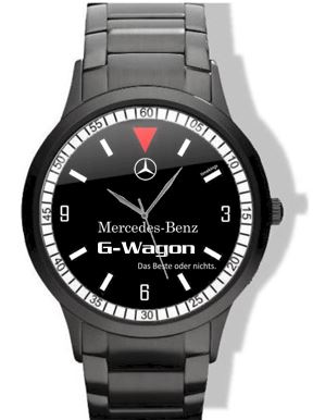 Mercedes-Benz G-Wagon White Silicone Watch